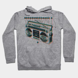 Boombox / Old School Vintage Ghetto Blaster Hoodie